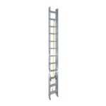 Escalera de extensión tipo III de aluminio con 24 peldaños Surtek EE24