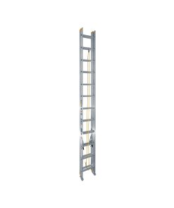 Escalera de extensión tipo III de aluminio con 24 peldaños Surtek EE24