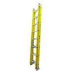 Escalera de extensión tipo II de fibra de vidrio con 24 peldaños Surtek EEFV224