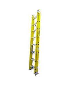 Escalera de extensión tipo II de fibra de vidrio con 24  peldaños Surtek EEFV224