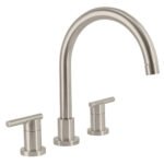 Mezcladora satín cuello alto para fregadero, FOSET ELEMENT
