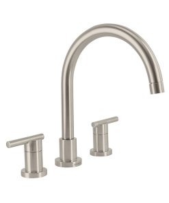 Mezcladora Satín Cuello Alto para Fregadero, Diseño Moderno y Resistente, Marca Foset Element, Clave 49922