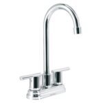 Mezcladora cromo 4' para lavabo cuello tipo bar, ELEMENT