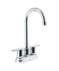 Mezcladora Cromo 4' para Lavabo, Cuello Tipo Bar, diseño moderno y elegante para lavabo, clave 49930 - FOSET ELEMENT