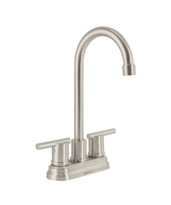 Mezcladora Satín 4' para Lavabo con Cuello Tipo Bar, Diseño Elegante y Resistente, Marca Foset Element, Clave 49942