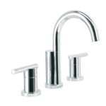 Mezcladora cromo para lavabo con taladros separados, ELEMENT