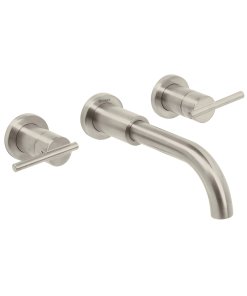 Mezcladora Satín de Pared para Lavabo, Estilo Elegante y Funcional, Marca Foset Element, Clave 49939