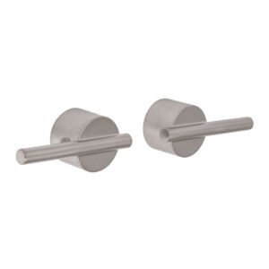 Juego manerales mezcladora de pared, lavabo, satín, ELEMENT