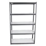 Estante para almacenaje metálico (48” x 18”) 5 repisas (2,500 kgs) MIKELS EMA-4824