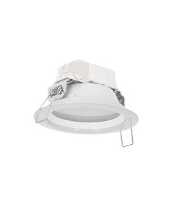 Luminario LED Volteck Empotrado 5W Redondo Luz Día - Solución Básica para Iluminación Funcional con Bajo Consumo (Clave 48346)