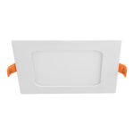 Luminario LED plafón 6W 3000K ultradelgado cuadrado VOLTECK