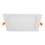 Luminario LED plafón 12W 3000K ultradelgado cuadrado VOLTECK