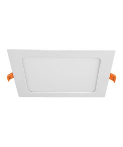 Luminario Volteck Ultra Delgado LED 12W Cuadrado Luz Cálida - Diseño Moderno para Integración Perfecta en Plafones (Clave 47407)