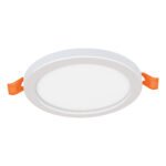 Luminario LED plafón 6W 6500K, ajustable, redondo, VOLTECK