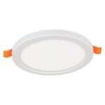 Luminario LED plafón 8W 6500K, ajustable, redondo, VOLTECK