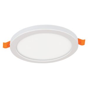 Luminario LED plafón 8W 6500K, ajustable, redondo, VOLTECK
