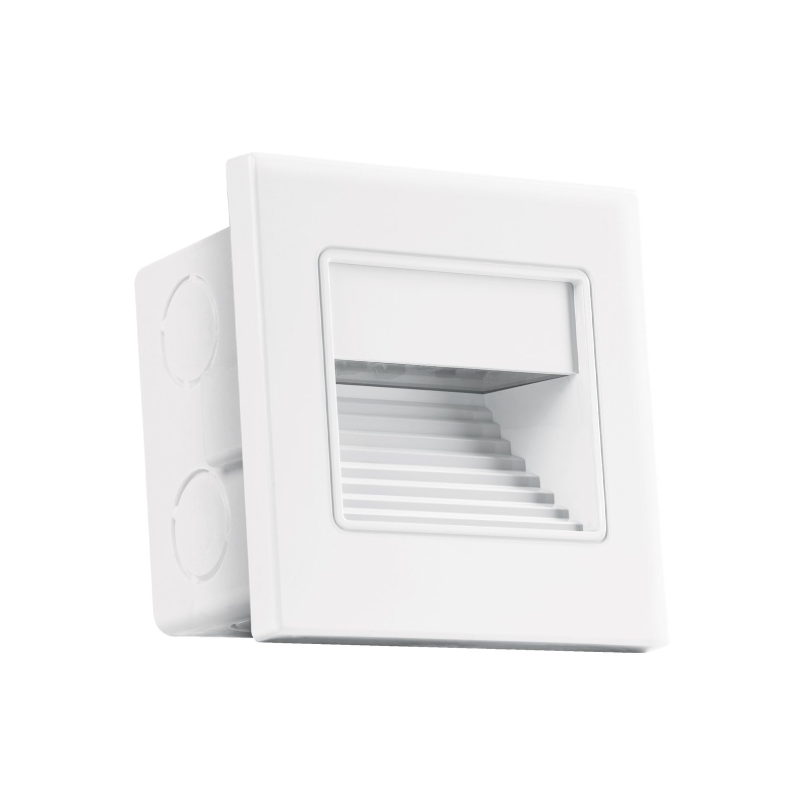 Luminario LED Volteck Empotrable Cortesía 1W Luz Cálida Blanco - Iluminación Ambiental Discreta para Pasillos y Áreas Comunes (Clave 49498)