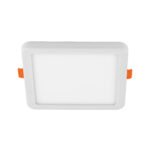 Luminario LED plafón 8W 6500K, ajustable, cuadrado, VOLTECK