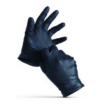 Guantes de nitrilo desechables, caja con 100 pzas (M/G) TITAN EPPG-25GM