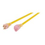 Extensión reforzada aterrizada 15 m 3x14 AWG, VOLTECK