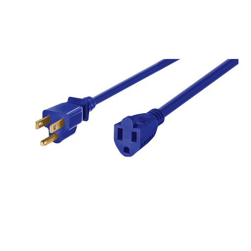 Extensión de uso rudo aterrizada 15 m 3x16 AWG, VOLTECK