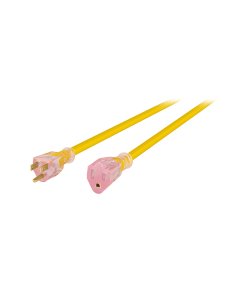 Extensión Reforzada Volteck Aterrizada 4m 3x14 AWG - Compacta para Conexiones Cercanas que Ofrece Protección Completa (Clave 48066)