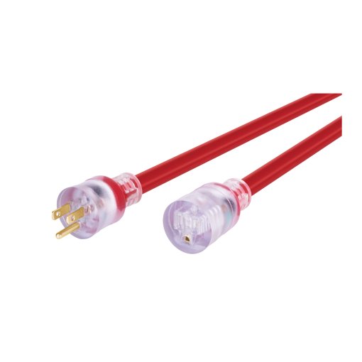 Extensión reforzada aterrizada 6 m 3x12 AWG, VOLTECK