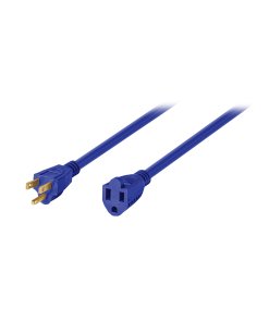 Extensión de uso rudo Volteck aterrizada 8 m 3x16 AWG - Tecnología de transmisión durable para entornos dinámicos que facilita alimentación segura con flexibilidad operativa ampliada (Clave 48058)