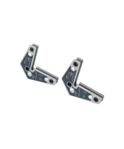 2 Escuadras magnéticas esquineras de 3' con capacidad de 11 kg, herramienta esencial para proyectos de soldadura, TRUPER, clave 103031.