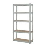 Estante metálico 5 repisas capacidad 35kg, 75x30x150, PRETUL
