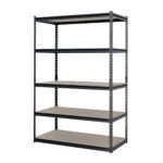 Estante metálico 5 repisas capacidad 60kg,120x60x180, PRETUL