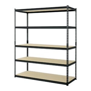 Estante metálico 5 repisas capacidad 60kg,150x60x180, PRETUL