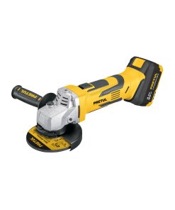 Esmeriladora de 4-1/2', 20V, con 1 batería de 4Ah, ideal para trabajos ligeros y portátiles, PRETUL, clave 28267.