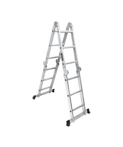 Escalera Multiposición Truper 12 Peldaños Tipo I - Tecnología de Adaptabilidad Total para Proyectos Constructivos que Transforma su Configuración para Adaptarse a Cualquier Superficie o Necesidad (Clave 100495)