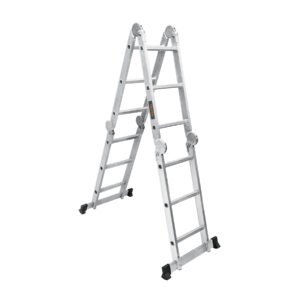Escalera multiposición 12 peldaños, capacidad 150 kg, TRUPER