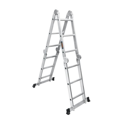 Escalera multiposición 12 peldaños, capacidad 150 kg, TRUPER