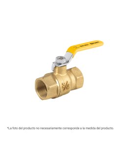 Válvula de Esfera para Gas, Roscable, 1-1/2', Alta Presión para Instalaciones de Gas Fuertes, Marca Foset, Clave 45327