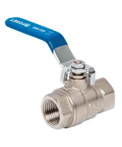 Válvula de Esfera, de Latón, Roscable, 1/2', Alta Durabilidad para Instalaciones Eficientes, Marca Foset, Clave 49475