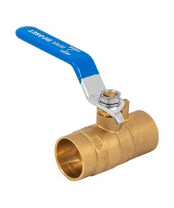 Válvula de Esfera de Latón, Soldable 1', Alta Resistencia para Conexiones de Agua, Clave 49008, FOSET