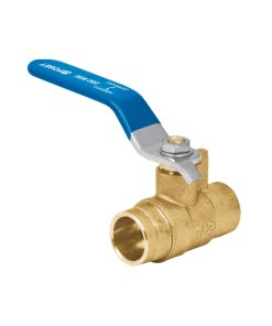 Válvula de Esfera, de Latón, Soldable, 1/2', Alta Resistencia para Instalaciones Fuertes, Marca Foset, Clave 49481