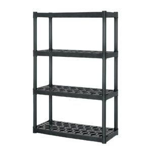 Estante plástico 4 repisas capacidad 70kg, 91x43x142, TRUPER