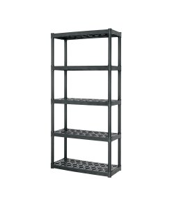 Estante Plástico Truper Uso Rudo 5 Repisas 185x43x91 - Tecnología de Durabilidad Avanzada para Garajes y Sótanos que Resiste Condiciones Adversas Mientras Mantiene Organizado el Espacio (Clave 19943)