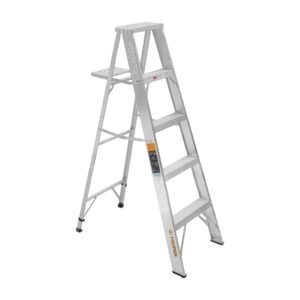 Escalera de tijera 100% aluminio tipo ll 4 peldaños, TRUPER
