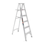 Escalera de tijera 100% aluminio tipo ll 5 peldaños, TRUPER