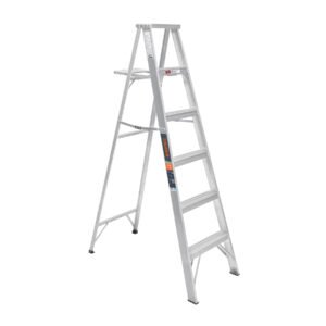 Escalera de tijera 100% aluminio tipo ll 5 peldaños, TRUPER