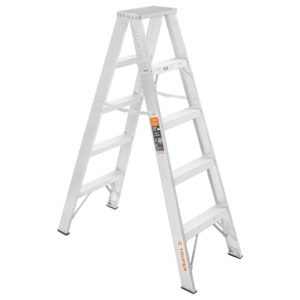Escalera de tijera doble, tipo ll, 4 escalones, TRUPER