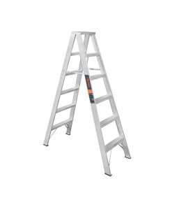 Escalera de Tijera Doble Truper Tipo II 5 Escalones - Tecnología de Plataforma Bilateral para Proyectos Compartidos que Optimiza la Eficiencia en Trabajos que Requieren Múltiples Posiciones (Clave 10496)