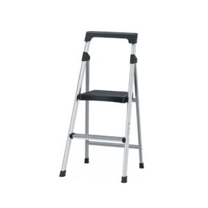 Escalerilla tubular plegable, 2 peldaños, aluminio, TRUPER