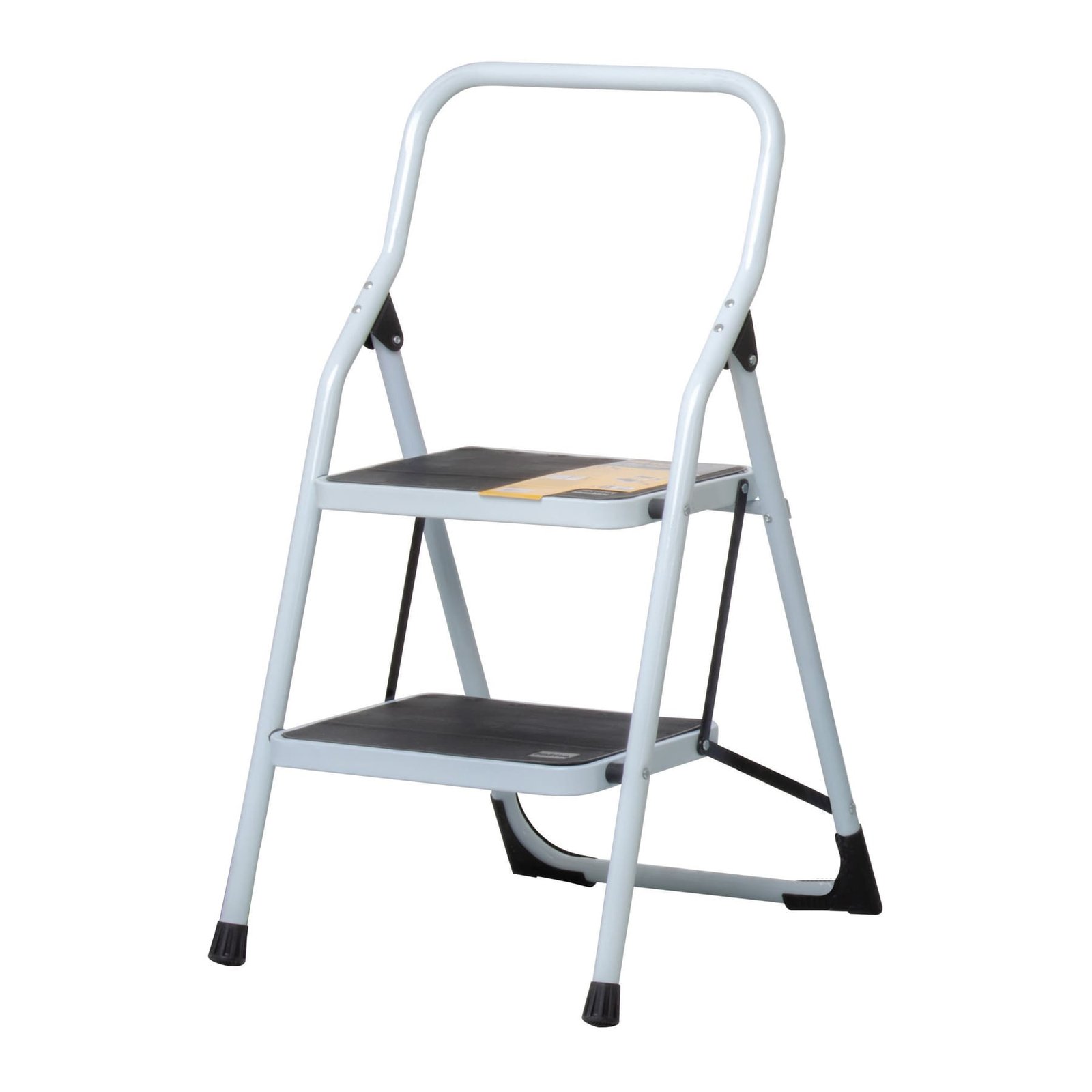 Escalera Tubular Plegable, 2 Peldaños, Alta Estabilidad para Trabajos Domésticos, Pretul Clave 24118