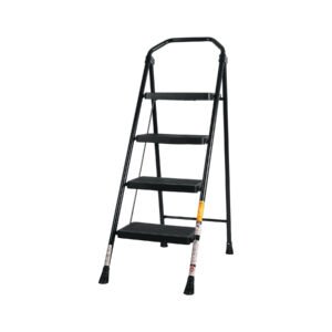 Escalerilla tubular, plegable, 4 peldaños, TRUPER
